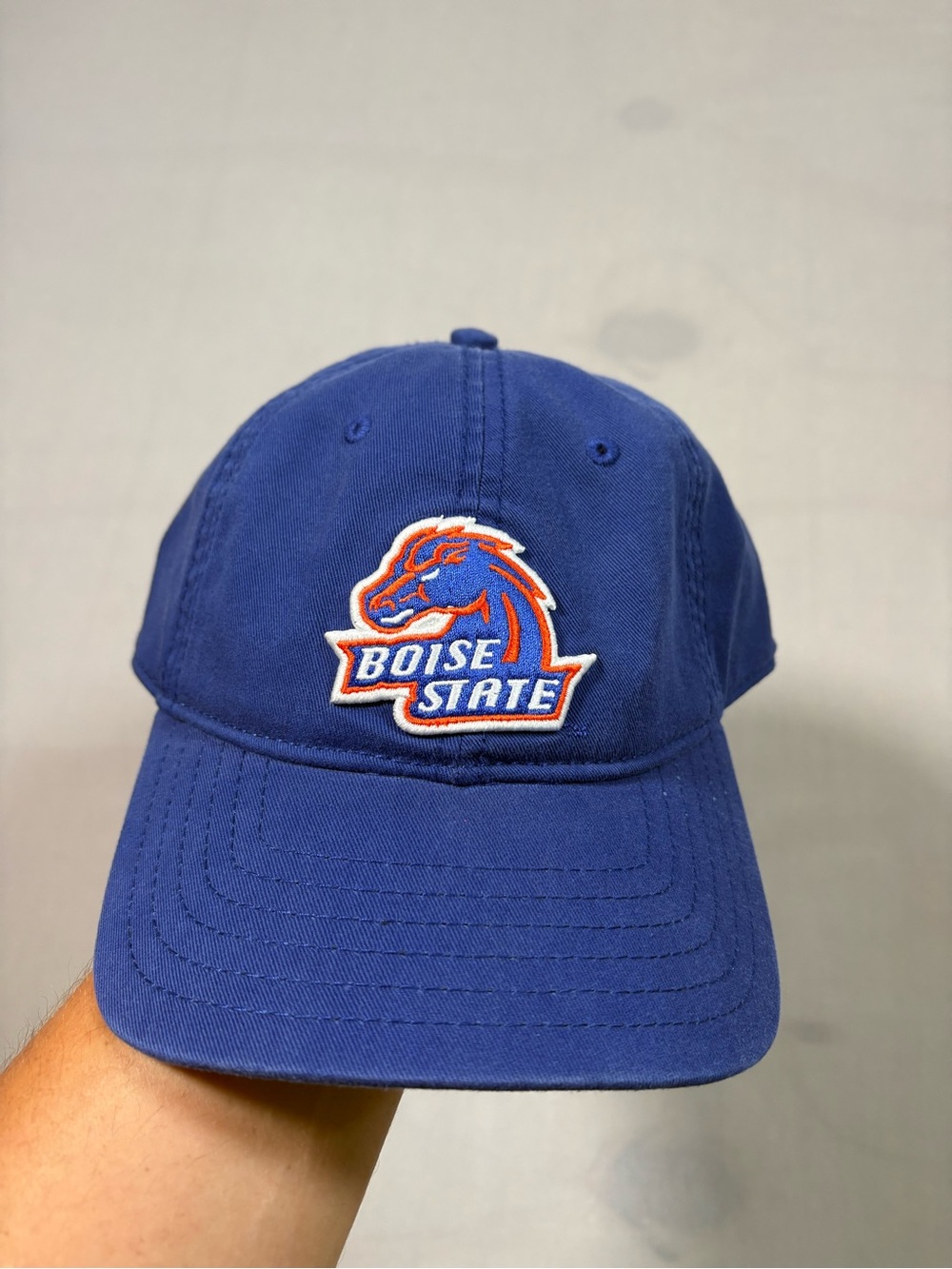 Vintage Tommy Hilfiger Boise State Broncos Hat Blue Snapback College Hat